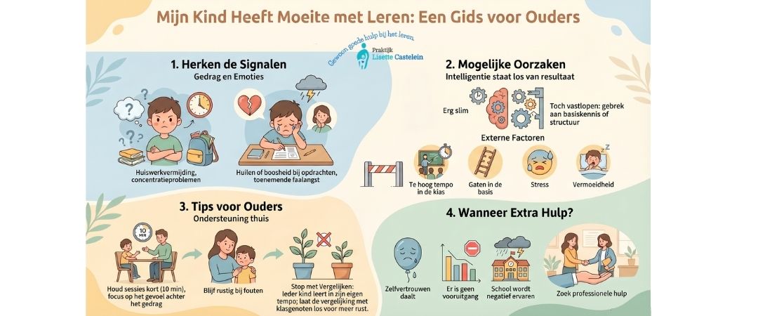 Mijn kind heeft moeite met leren: wat is er aan de hand?