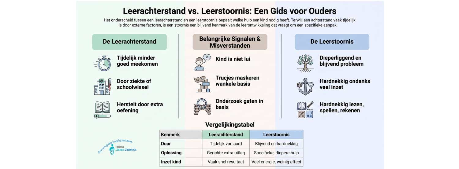 Leerstoornis of leerachterstand
