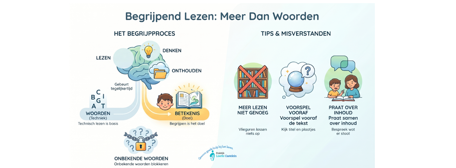 Verschil tussen begrijpend lezen en technisch lezen